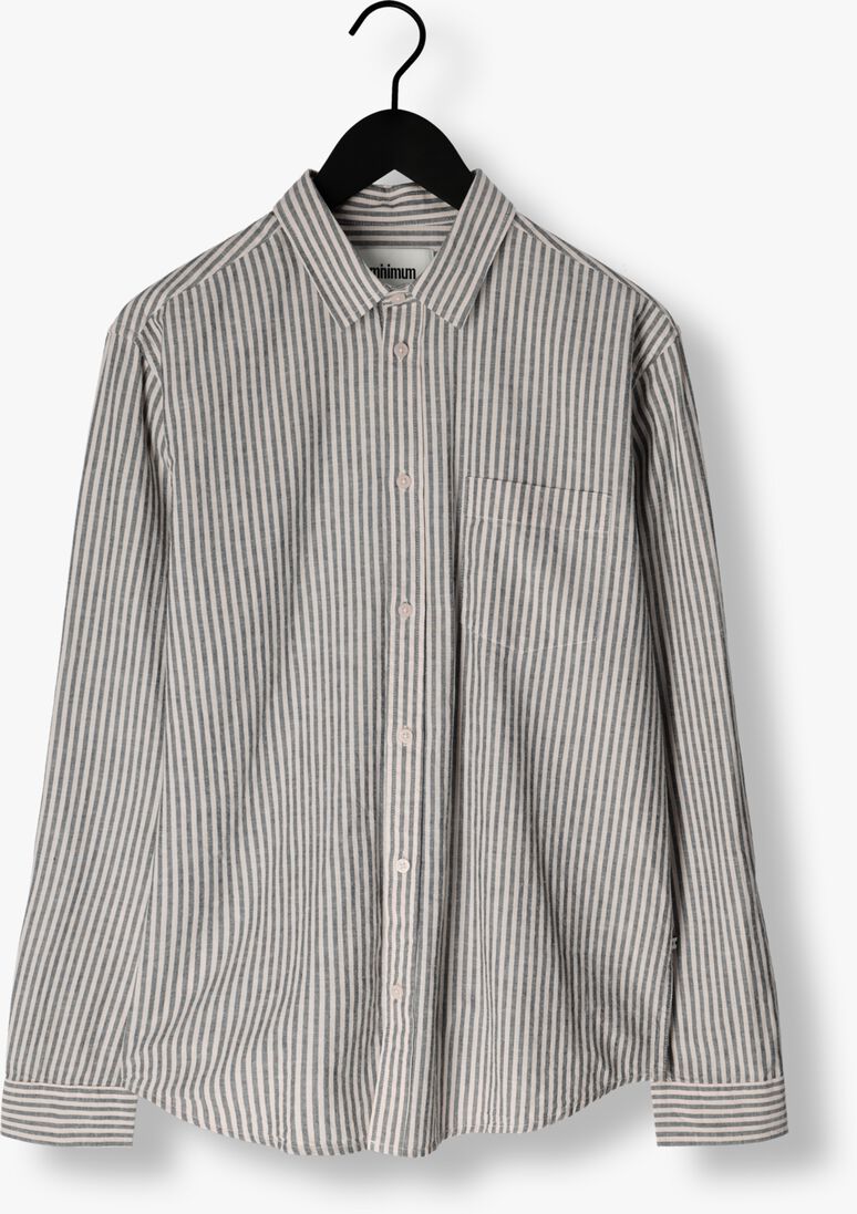 MINIMUM donkerblauwe minimum casual overhemd jack
