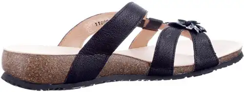 Think zwart 000904-0010 - maat 37 teenslipper zwart - maat 37 Calandschoen