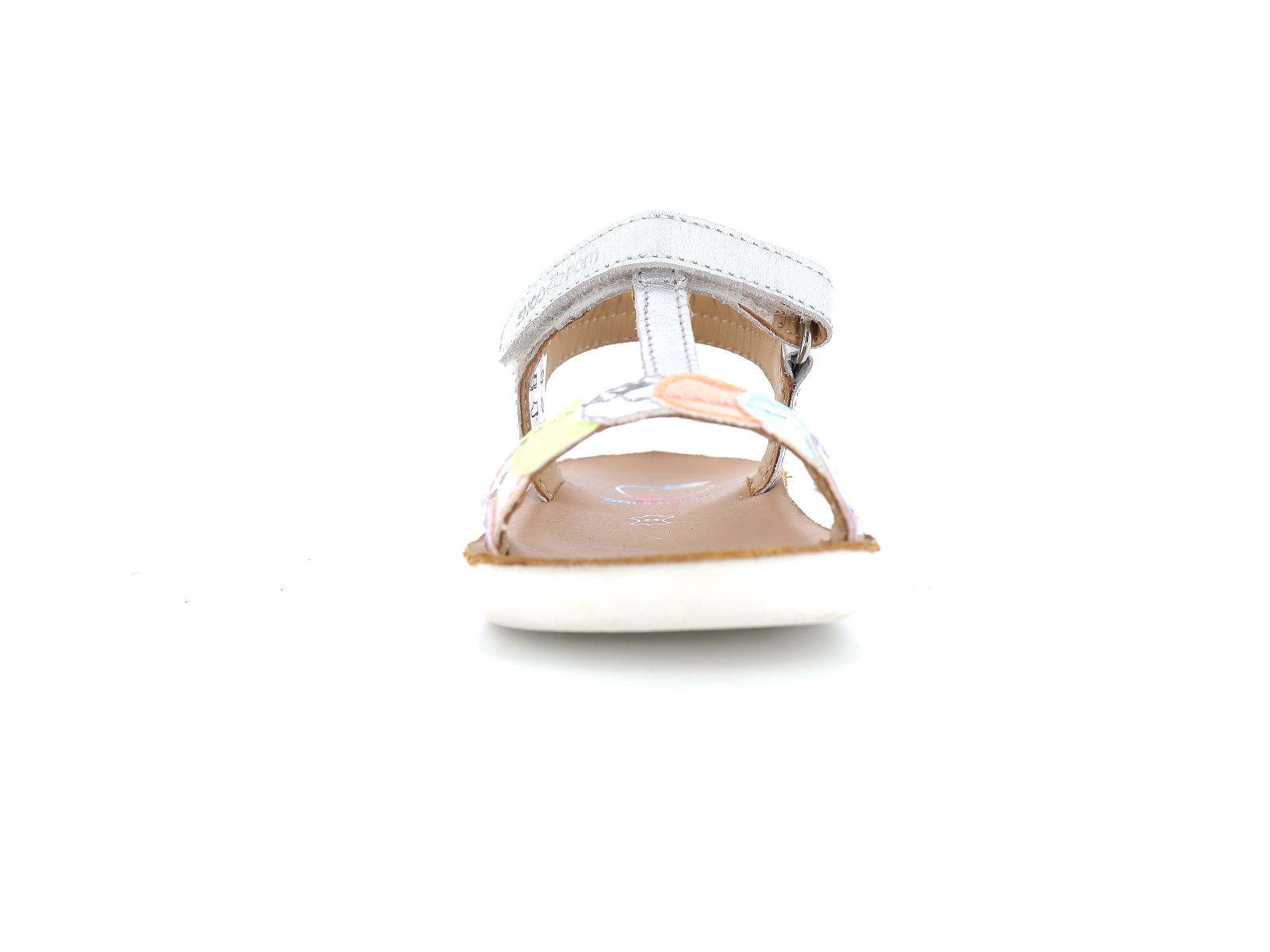 Shoopom-GOA DOTS Cuir Argent