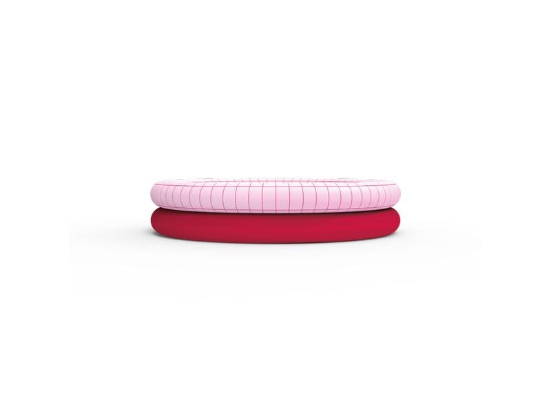Quut Planschbecken Dippy – Cherry Ø 120 cm Aufblasbarer Pool