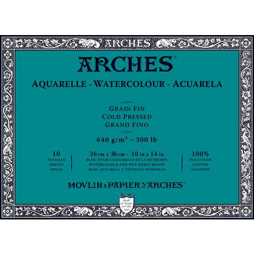 ARCHES® Aquarell-Büttenblock