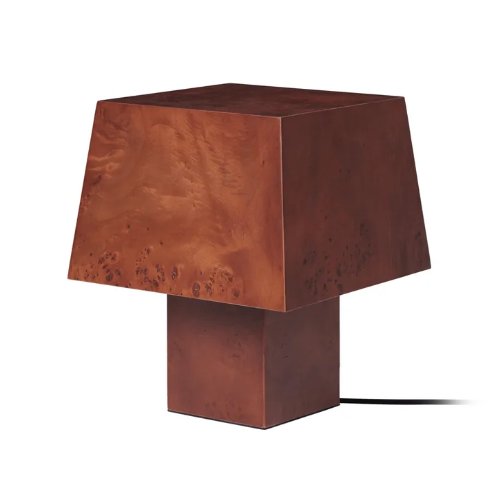 Ferm Living - Burl Tischleuchte, dunkel gebeizt