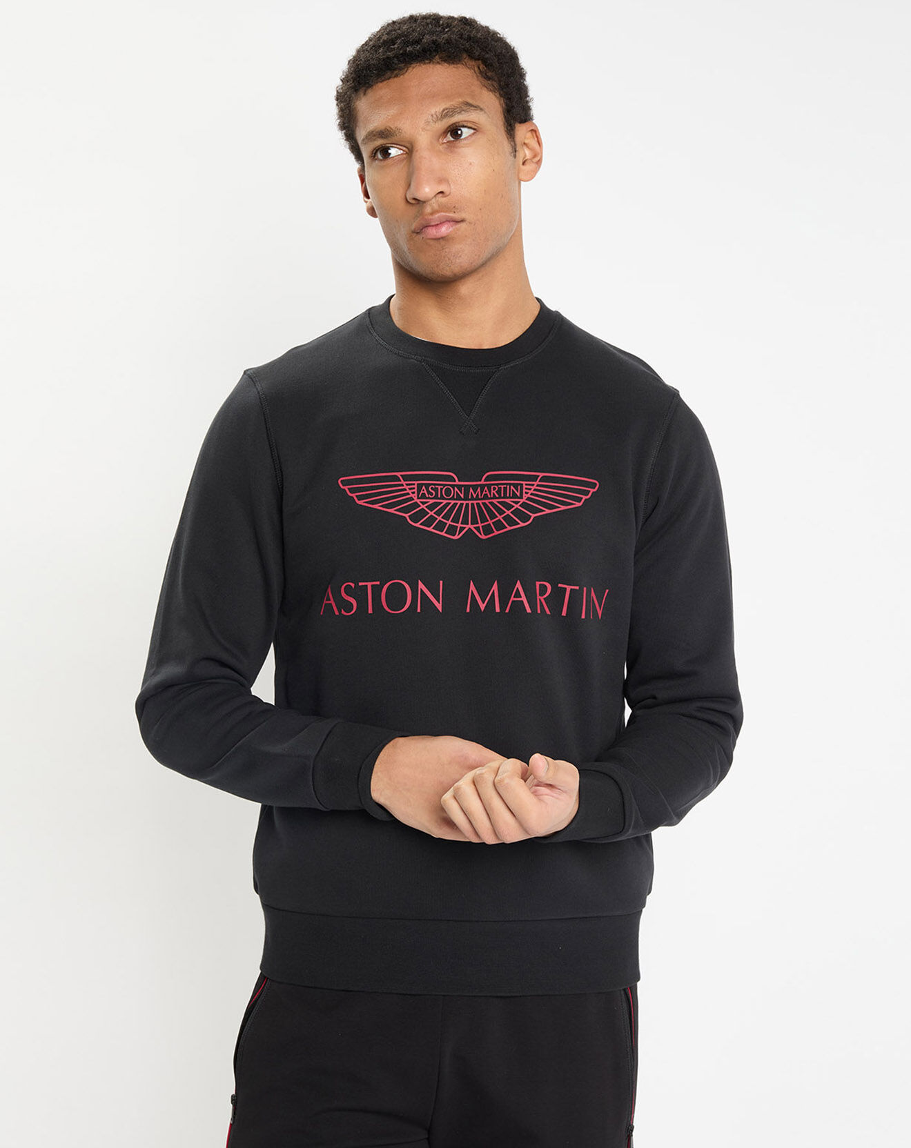 Hackett London Sweat col rond Aston Martin Racing noir