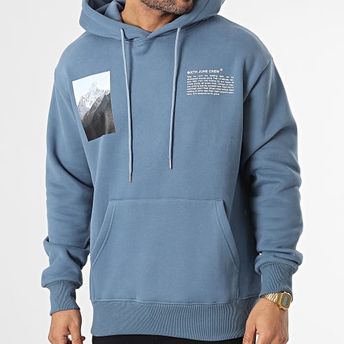 Sweat Capuche M22971PSW Bleu