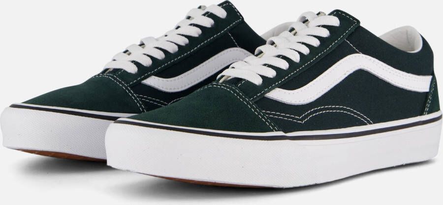 VANS Old Skool Color Theory sneakers donkergroen wit