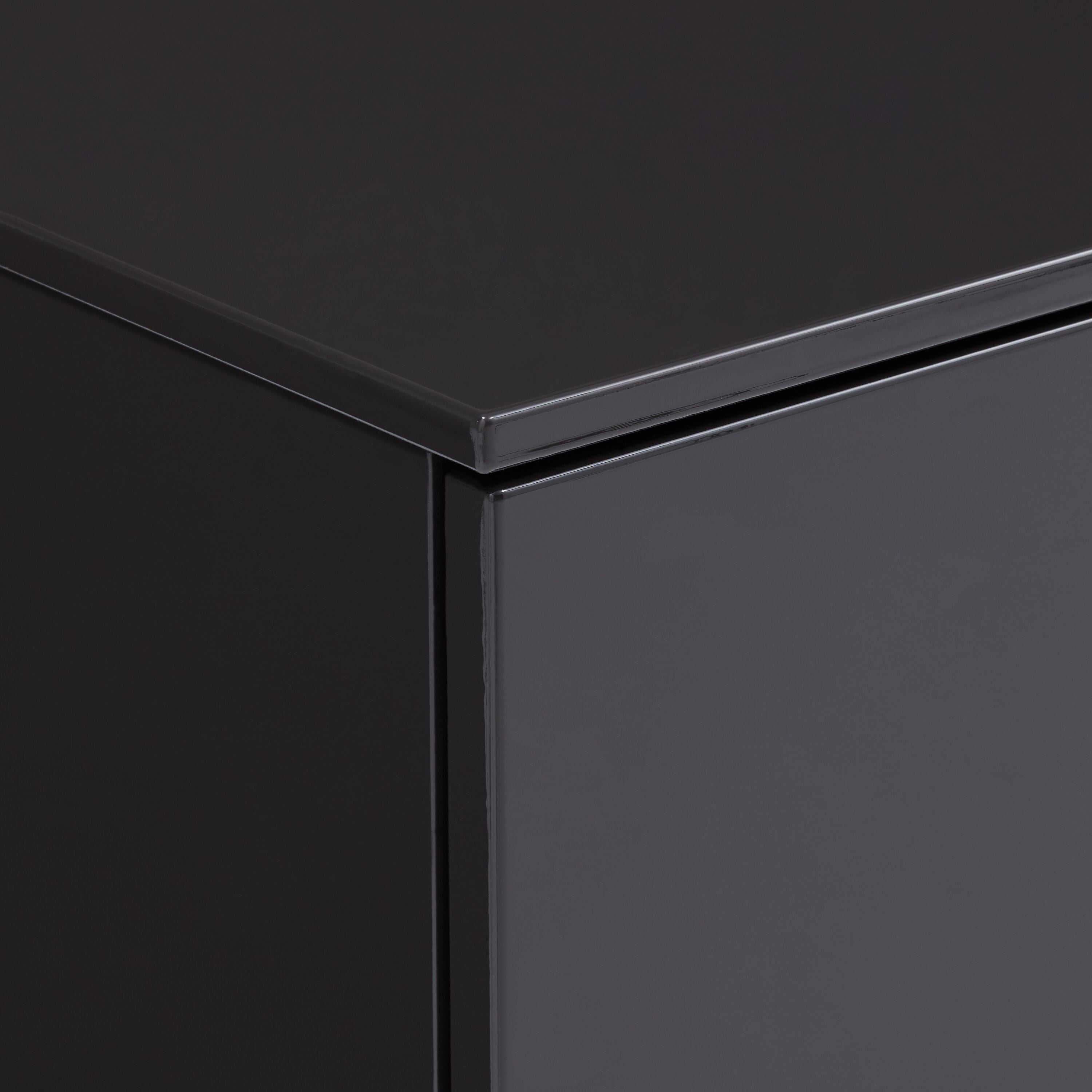 TILL Sideboard - Schwarzgrau / B: 168.0 cm x T: 41.0 cm x H: 77.1 cm