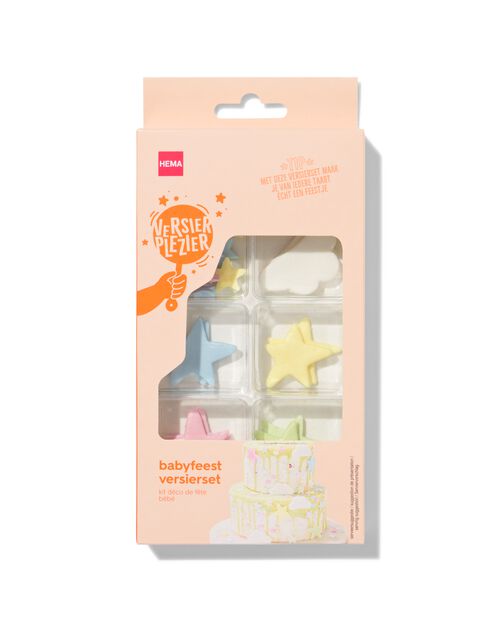 kit de décoration comestible - fête bébé