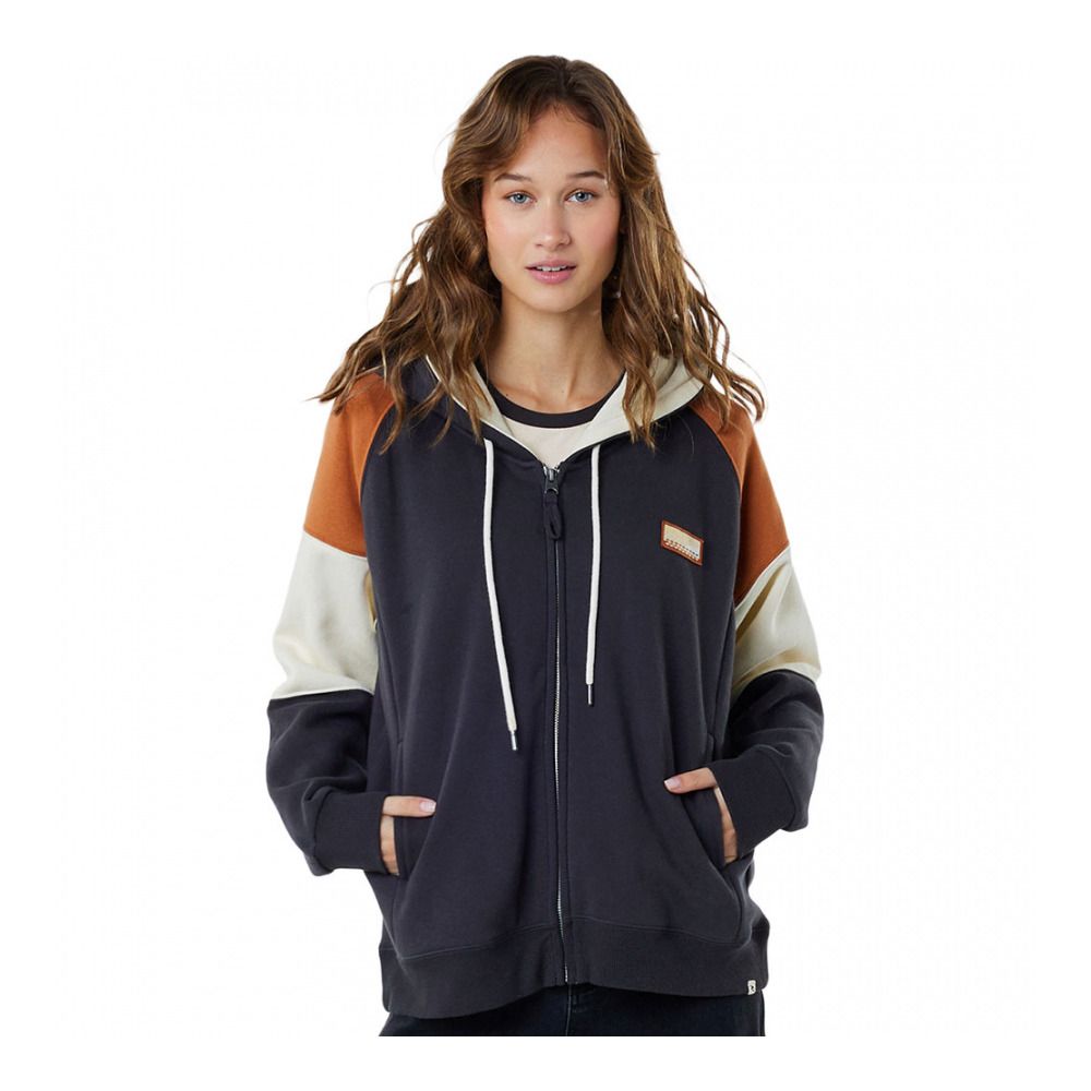 Rip Curl GALICIA - Sweat Femme washed black