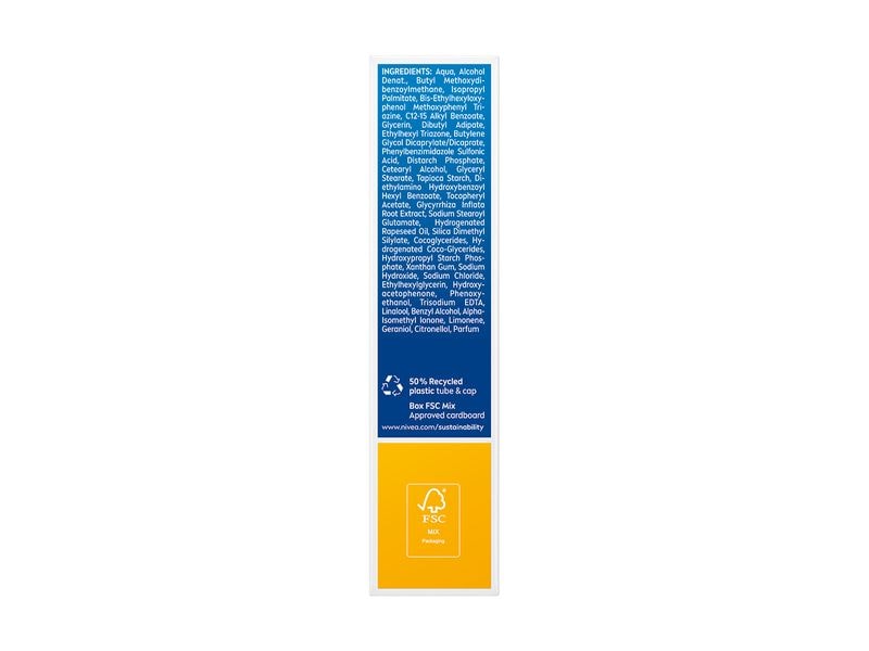 NIVEA SUN Sonnencreme Sun Alpin LSF 50 50 ml Feuchtigkeitsspendende Sonnenpflege