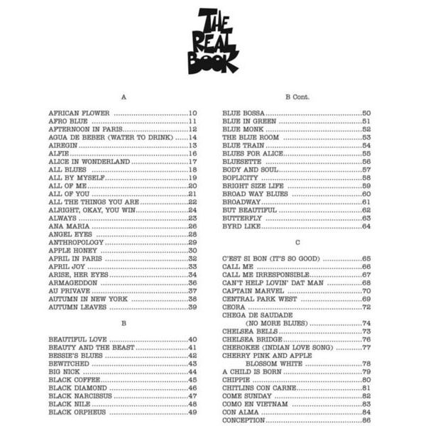 Hal Leonard The Real Book Bass