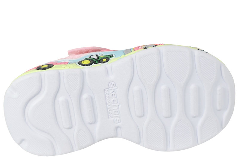 SKECHERS PLAY SCENE FARM GIRLIE PINK SNEAKER