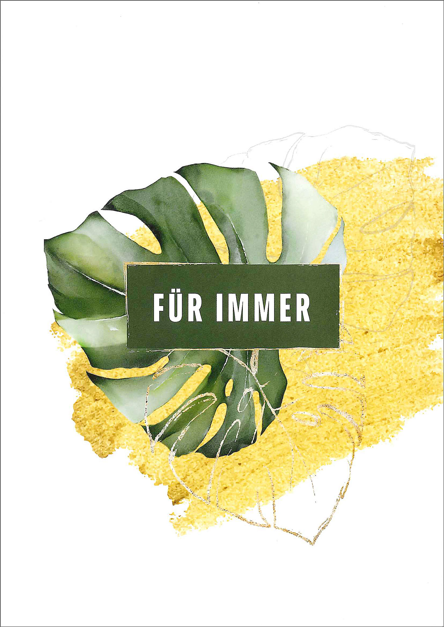 Postkarte 'FÜR IMMER' günstig bestellen