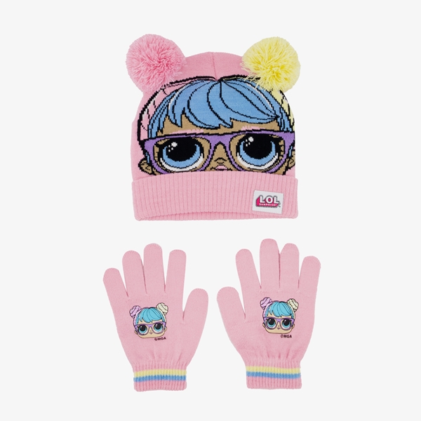 L.O.L. Surprise kinder set muts handschoenen