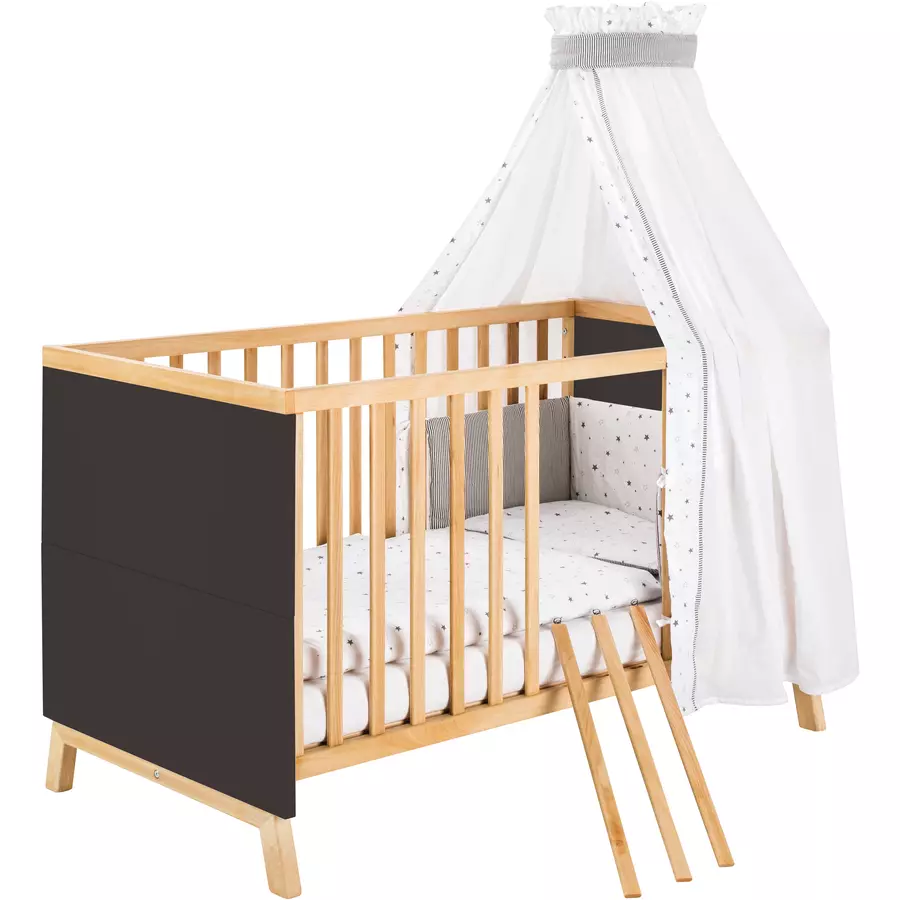 Schardt Kombi-Kinderbett Miami Black Nature