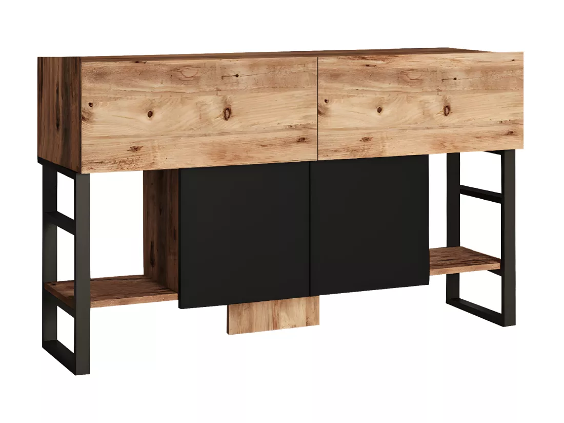 Console avec rangements style industriel TARI