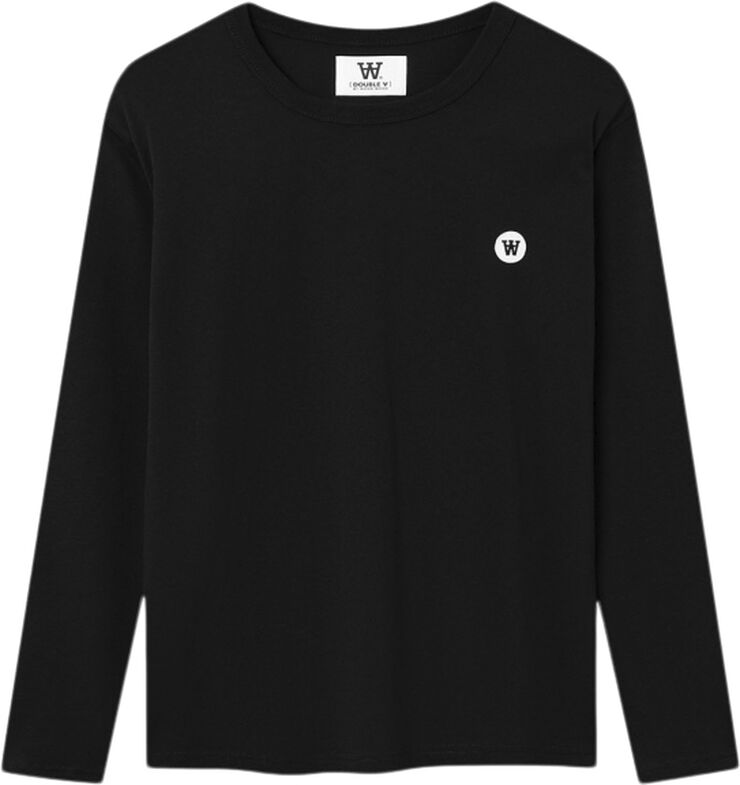 Wood Wood Mel longsleeve GOTS Black