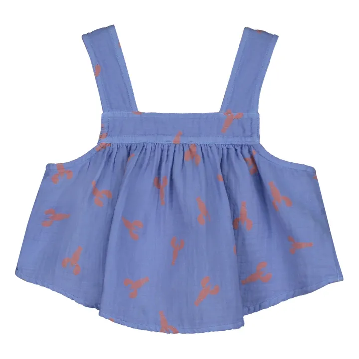 Letter To The World Top Shanghai Coton Bio | Bleu
