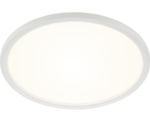 LED plafondlamp 18W 2400 lm 4000 K Ø 29,3 cm Slank wit + achtergrondverlichting