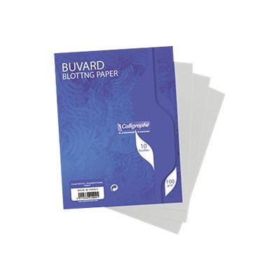 Calligraphe - Bloc de papier buvard - 16 x 21 cm - 10 feuilles