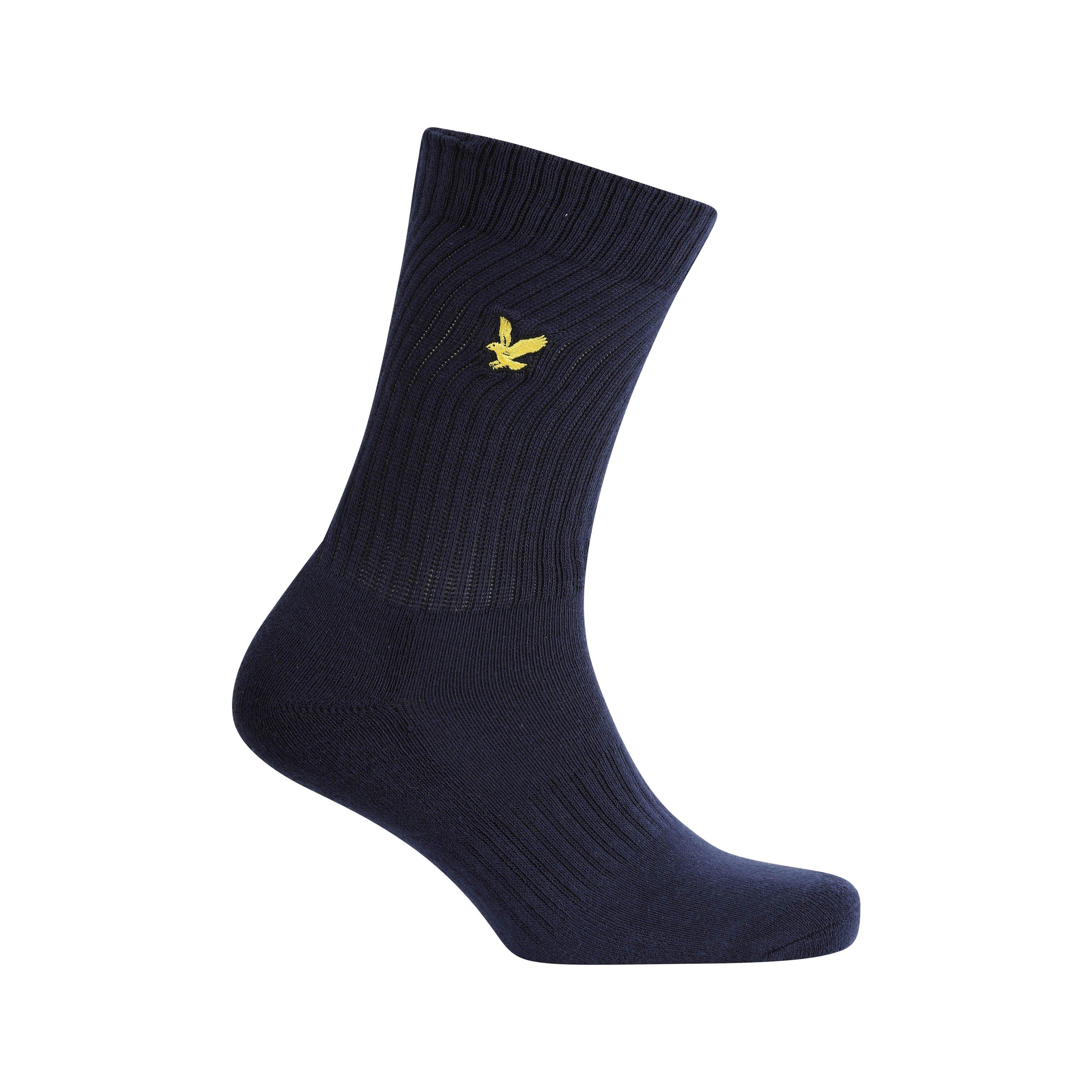 Lyle and Scott 3 Pack Plain Socks Mens