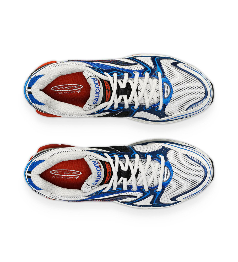 Tênis Saucony Progrid Triumph 4, branco, azul