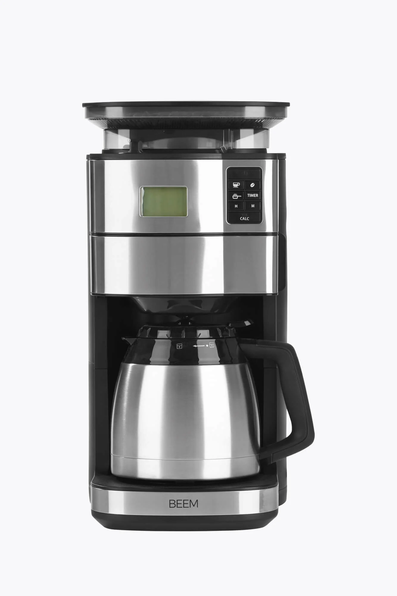 BEEM Kaffeemaschine Fresh Aroma Perfect II mit Thermoskanne, Schwarz/Edelstahl