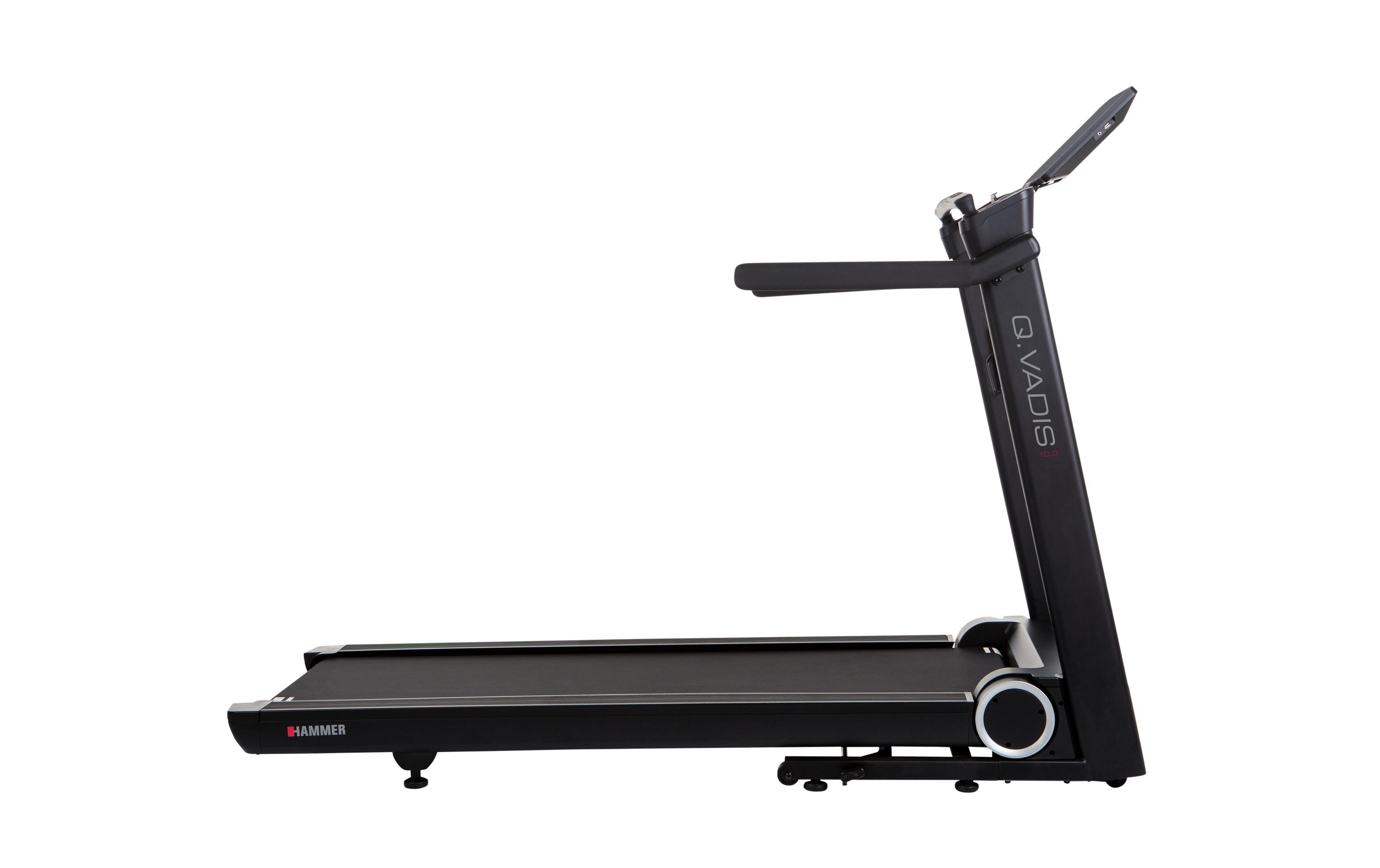 Laufband Q. Vadis 10.0<br>Modernes Laufband mit integriertem Display