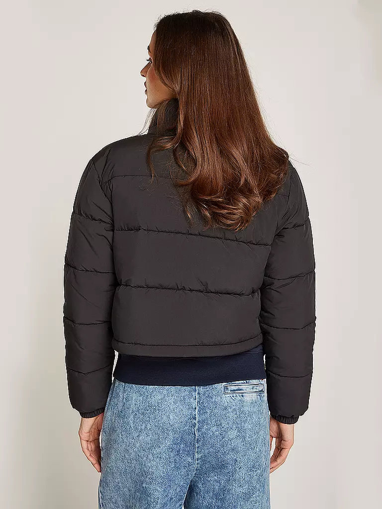 TOMMY JEANS Steppjacke schwarz