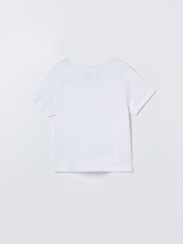 Pacote com 4 camisetas lisas de manga curta - Rosa