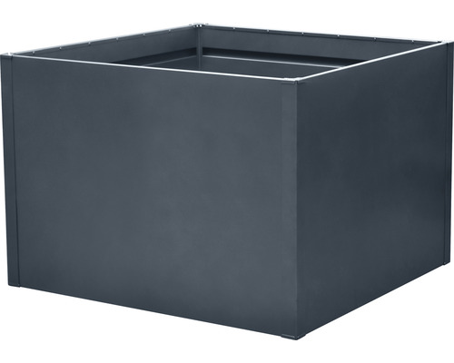 Klassieke Twin-Wall verhoogde tuinbak, maat S, 90 x 90 x 76 cm, antraciet