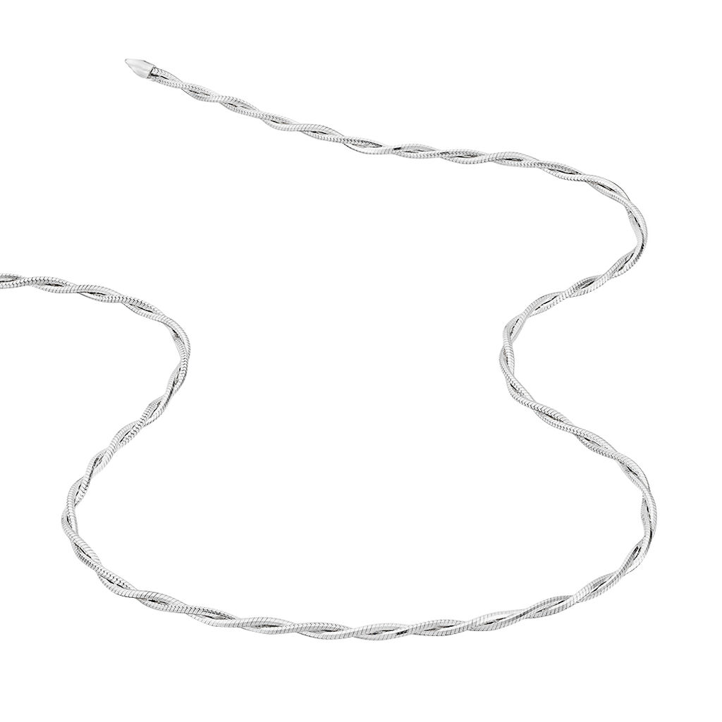 Collier Ciel Argent Blanc