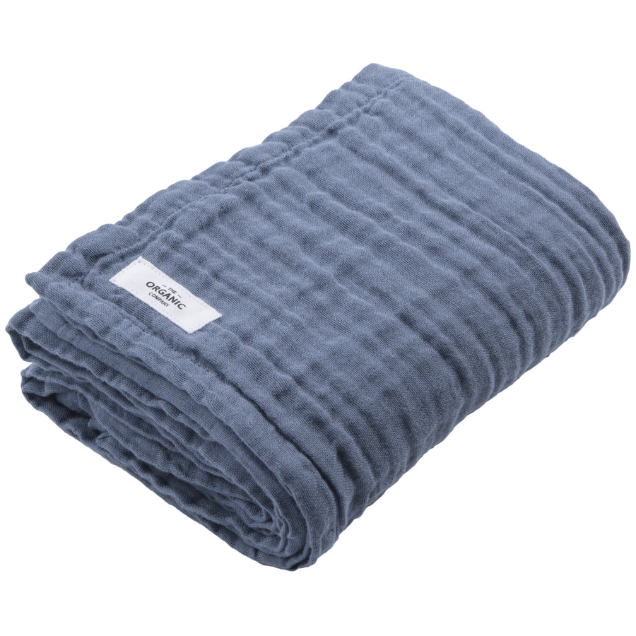 The Organic Company Badetuch FINE Grey blue