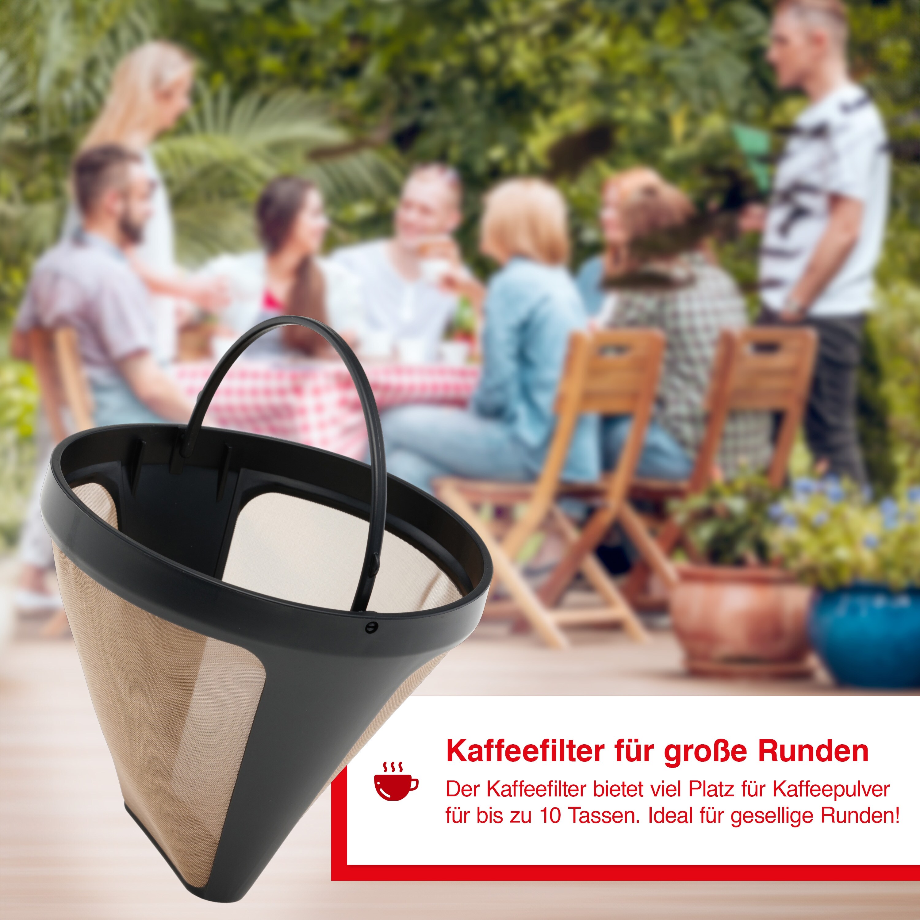 Solis Permanent Filter, Dauerbetrieb für Solis Aroma Brewer Typ 1021