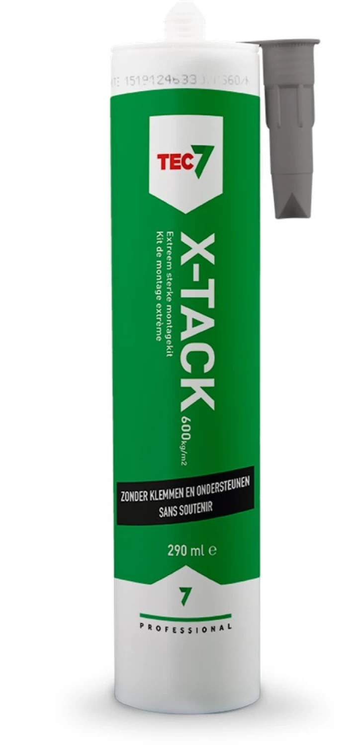 TEC7 Promo 8x Montagekit wit, 2x X-tack Wit en 2x Trans kit in promokrat (10 kokers   2 Tec7 gratis!)