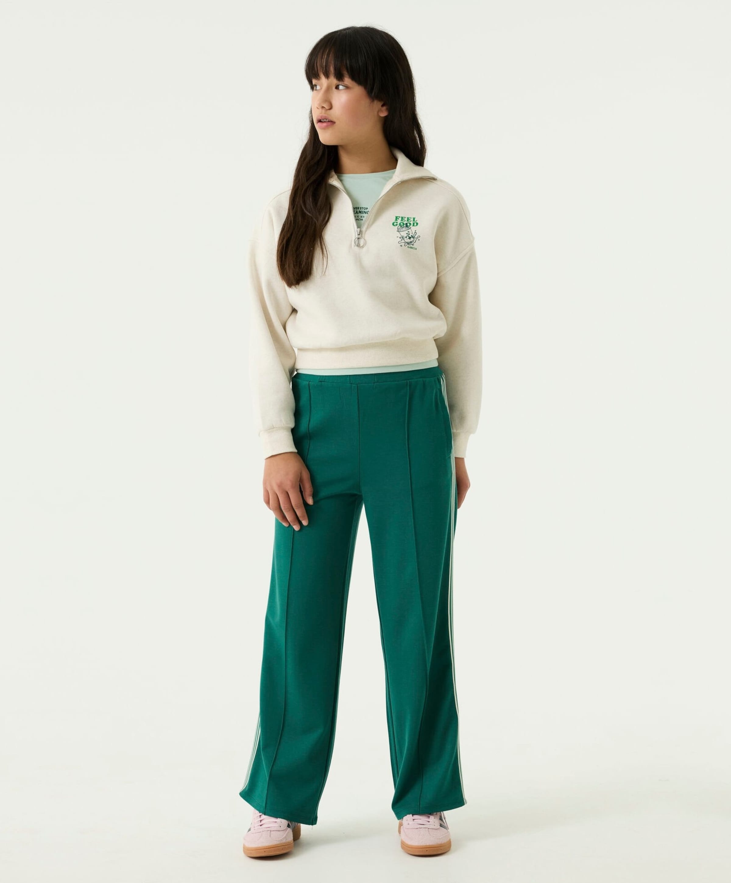 Garcia Meisjes sweater ecru