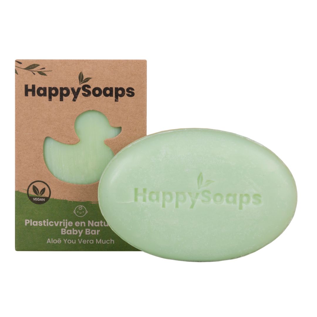 Happy Soaps Baby Shampoo & Körperseife Aloe Vera