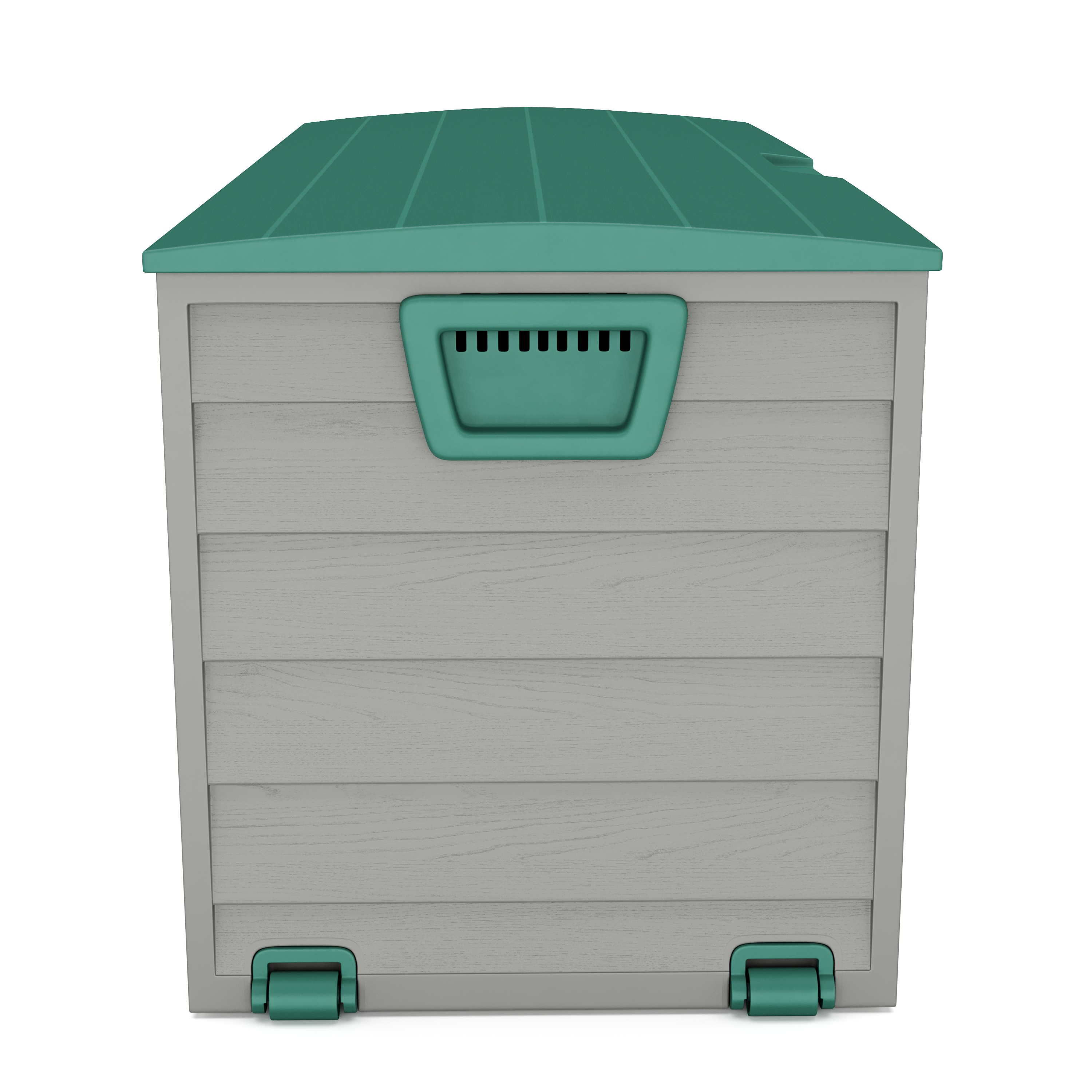 Kissenbox Gartenbox grün/grau