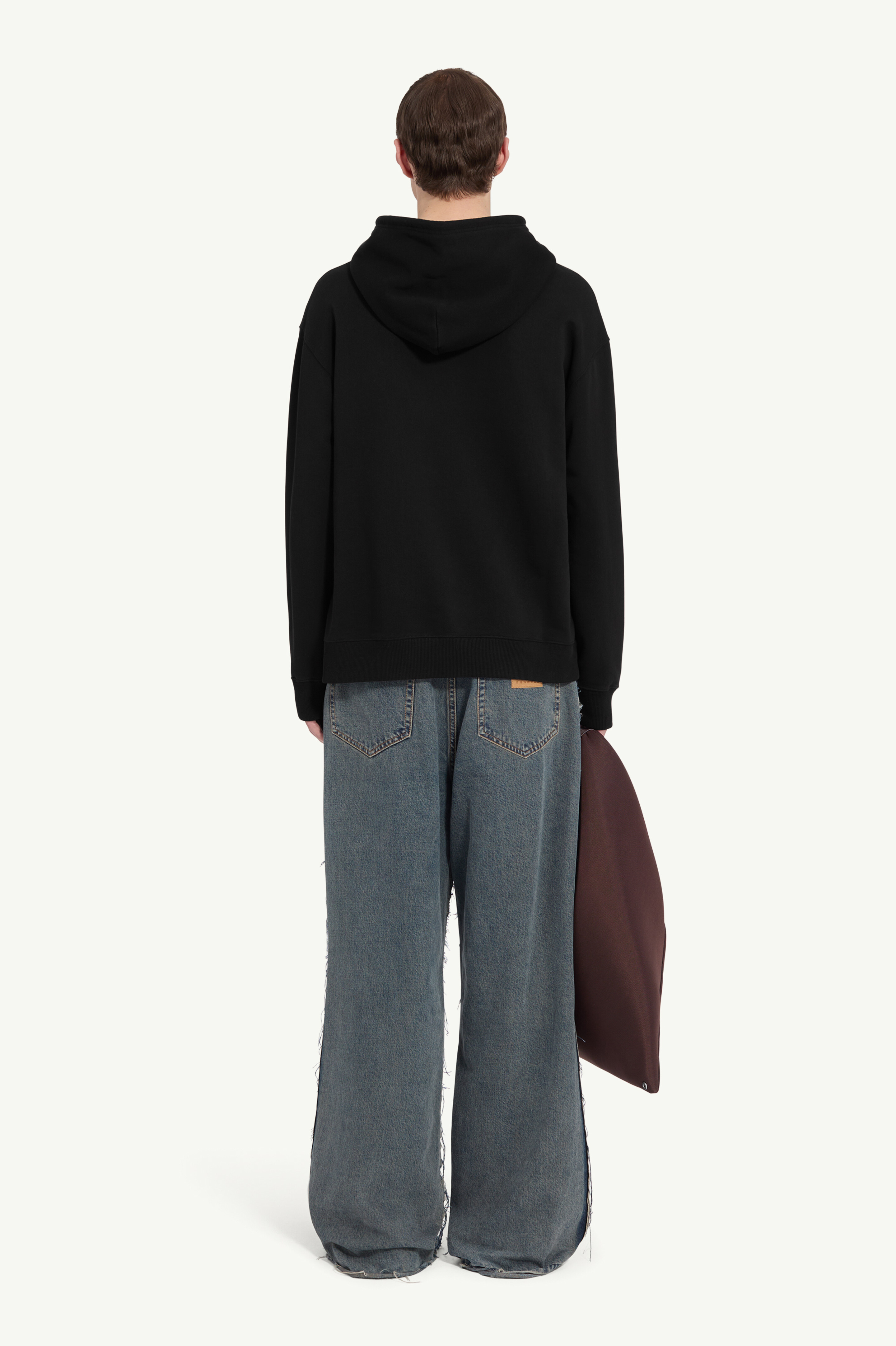 Sweat-shirt Numeric avec poche kangourou pour homme | MM6 Noir
