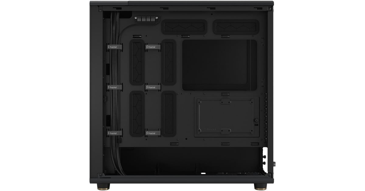Fractal DesignNorth XL midi tower behuizing  (Zwart | 2x USB-A | 1x USB-C)