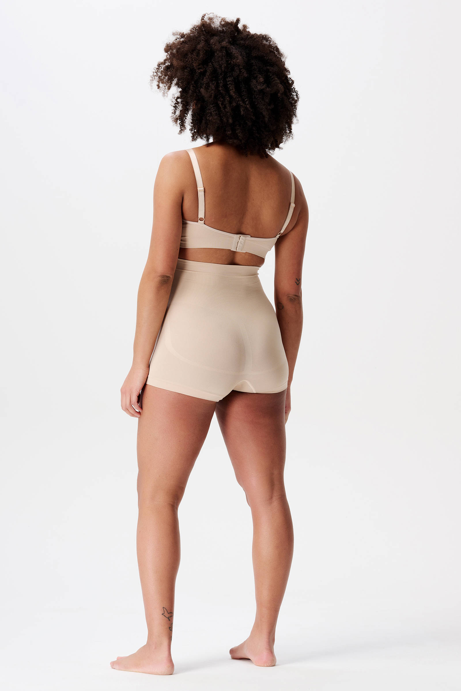 Noppies naadloze zwangerschapsshort Laila beige
