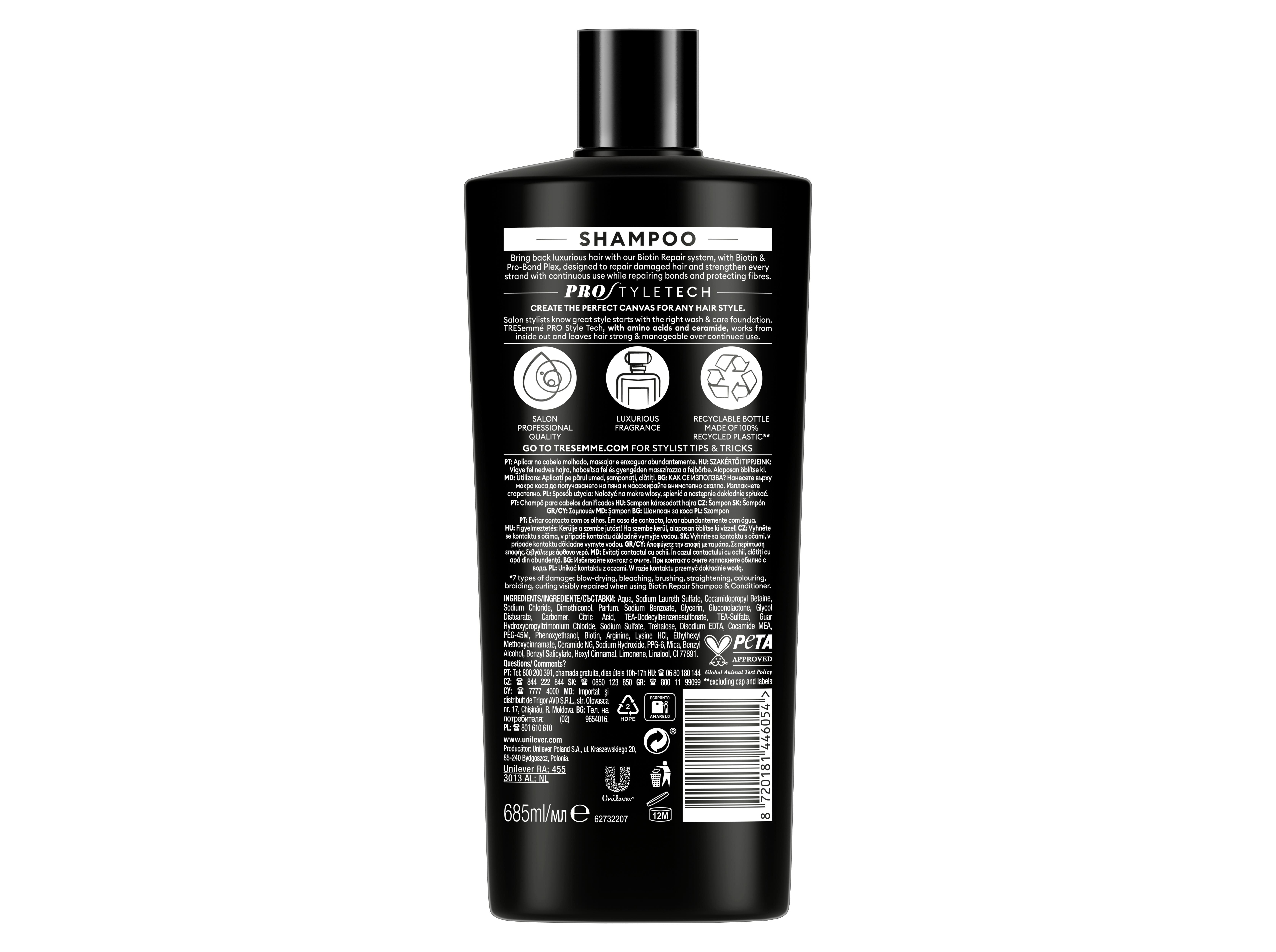 CHAMPÔ TRESEMMÉ BIOTIN REPAIR 685 ML