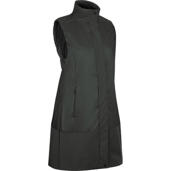 LaMunt Elena Cashmere Long  Weste Rocky Black / Dark Rocky Damen
