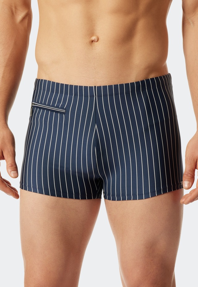 Schiesser Badeshorts »Nautical Casual« Innenslip, kleine Tasche mit RV, gestreift