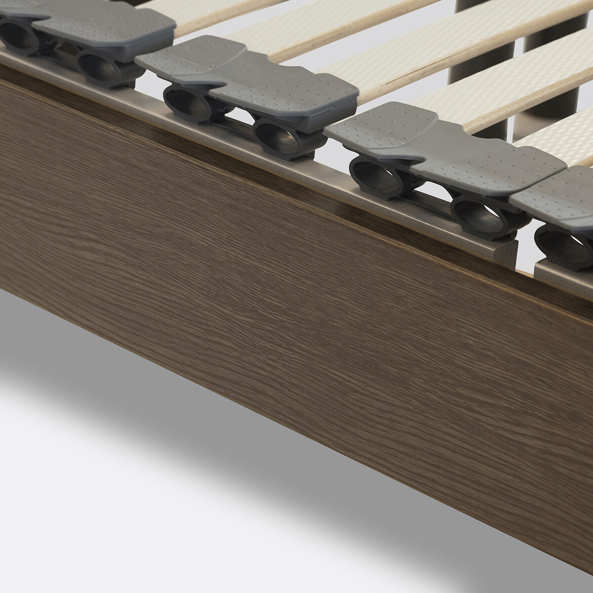 LA REDOUTE INTERIEURS<br>Cama elétrica com estrado de ripas de madeira