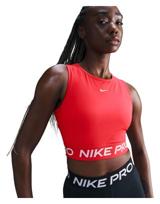 Débardeur Crop Nike Dri-Fit Pro 365 Crop Rouge Femme