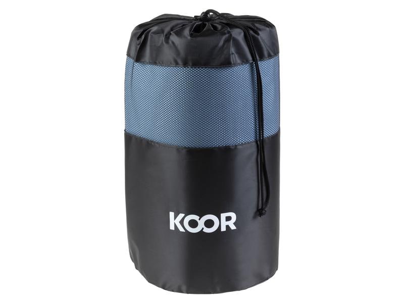 KOOR Akupressurmatte mit Kissen Blau/Weiss Akupressur-Set aus Stachelmatte und Kissen