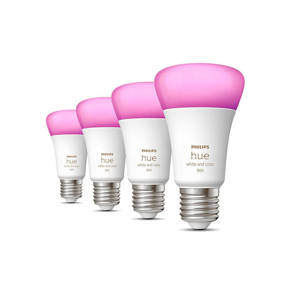 Philips Hue White & Color Ambiance E27 A60 - 9 W x4