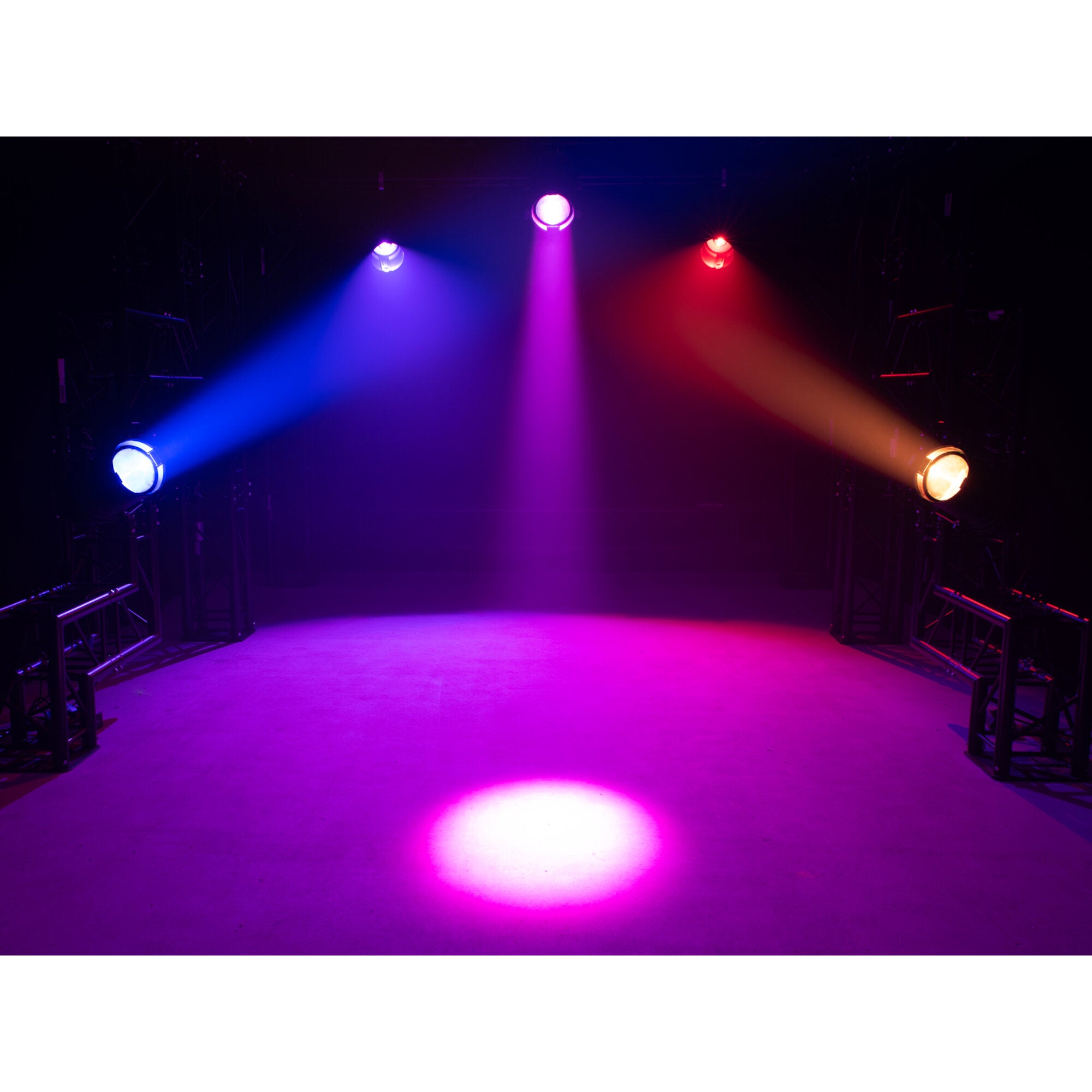 Eurolite LED PAR-64 COB RGBW 120W Zoom bk MK2 theater spot