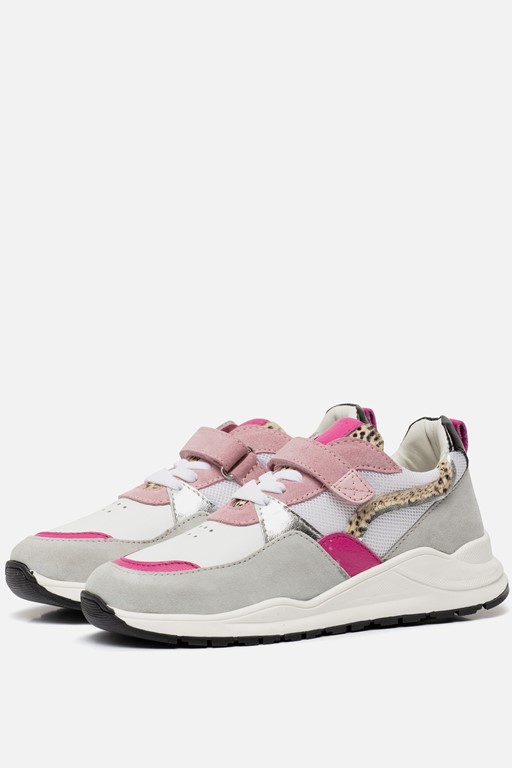 Muyters Velcro Sneakers wit Leer