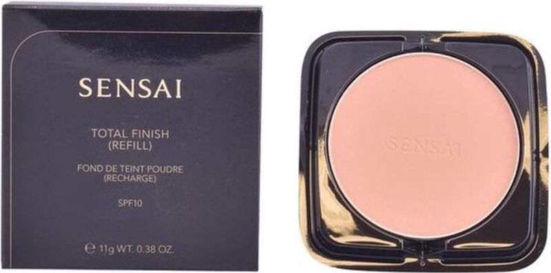 Sensai - Total Finish Poeder Foundation Navulling - Tint TF 204 Almond Beige - SPF 10 - 11 gr